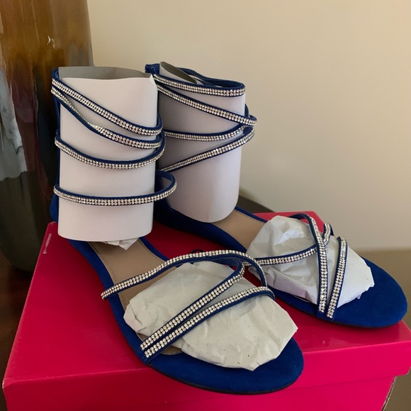 Shoes - #29 Blue sandals NWT